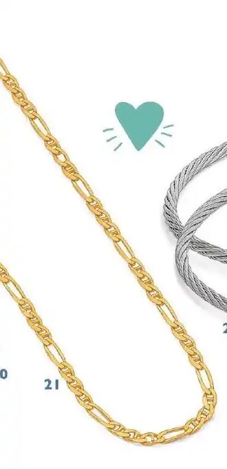 Le manège à bijoux Chaîne maille marine, 45 cm, or jaune 5,34 g. offre