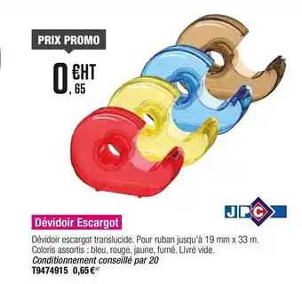 Dévidoir Escargot
