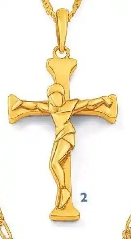 Le manège à bijoux Croix, or jaune 5,78 g. offre