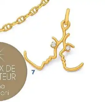 Le manège à bijoux Pendentif Diamants 0.04 ct, or Jaune 0.96 g. offre