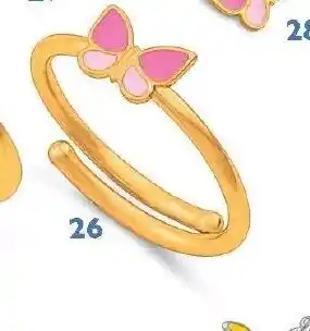 Le manège à bijoux Bague Laque En Argent Doré, Taille 46. offre