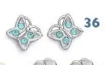 Le manège à bijoux Boucles En Argent Rhodié Et Oxyde De Zirconium offre