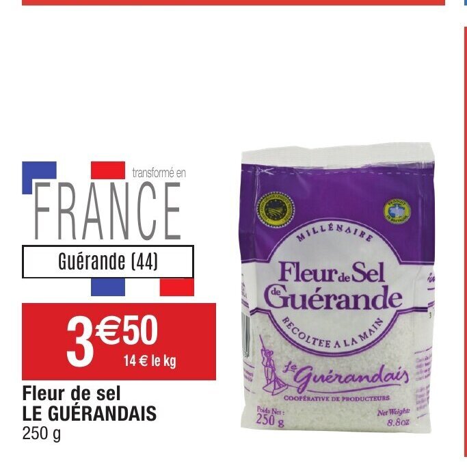 Promo Fleur DE Sel Le Guérandais chez Migros