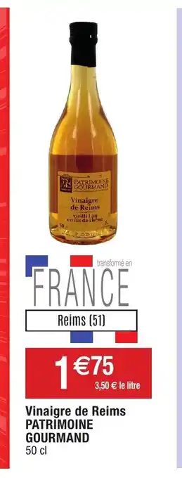 Migros Vinaigre De Reims Patrimoine Gourmand offre