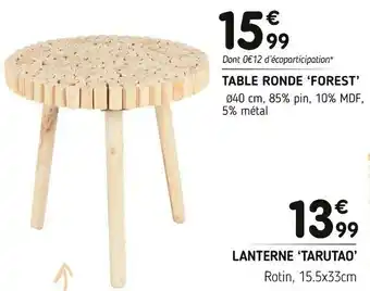 Imaginea Table ronde ‘forest’ offre