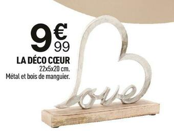 Centrakor La déco cœur offre