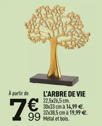 Centrakor L’arbre de vie offre