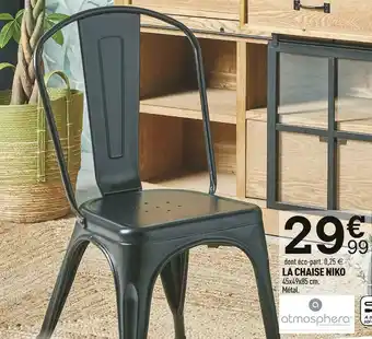 Centrakor La chaise niko offre