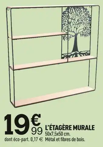 Centrakor L’étagère murale offre