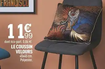 Centrakor Le coussin velours offre