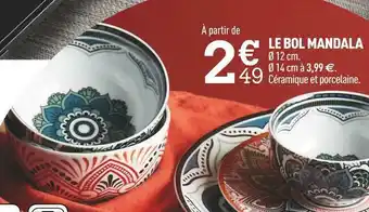 Centrakor Le bol mandala offre
