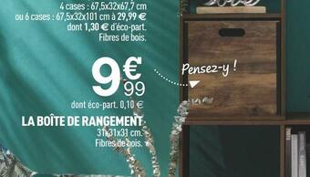 Centrakor La boîte de rangement offre