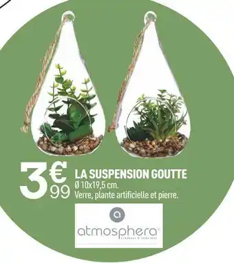 Centrakor La suspension goutte offre