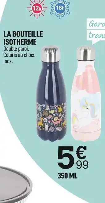 Centrakor La bouteille isotherme offre