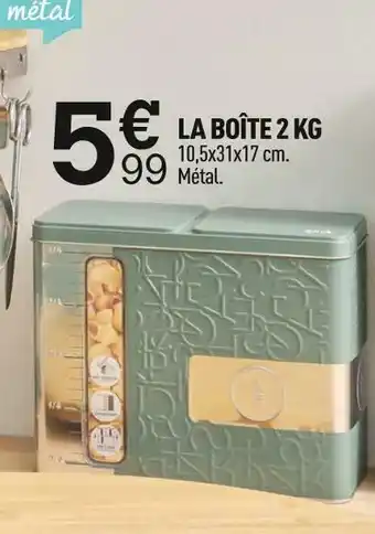 Centrakor La boîte 2 kg offre