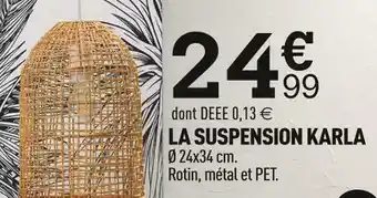 Centrakor La suspension karla offre
