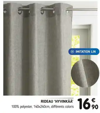L'incroyable Rideau ‘hyvinkää’ offre