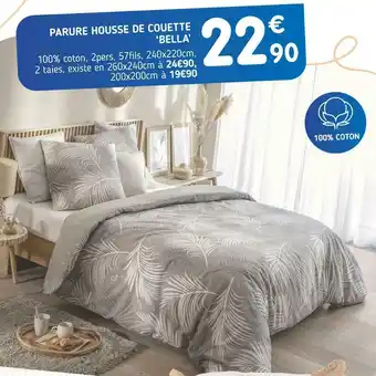 Parure housse de couette 'bella'