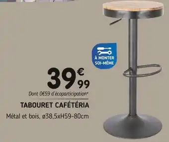 Tabouret cafétéria