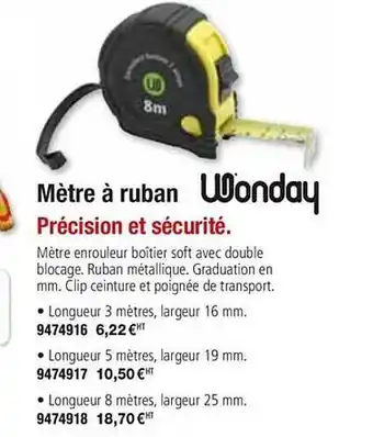 Mètre à Ruban Wonday