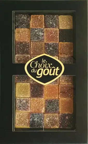 Match Le choix du goût pâte de fruits offre