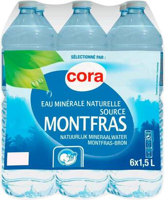Match Cora eau minérale naturelle offre