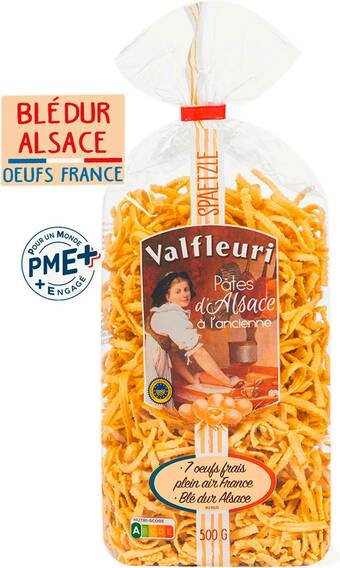 Match Valfleuri pâtes d'alsace aux oeufs frais plein air offre