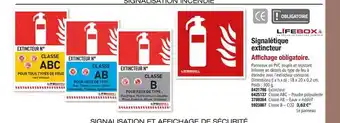 Signalétique Extincteur Lifebox