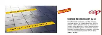 Plein ciel Stickers De Signalisation Au Sol offre
