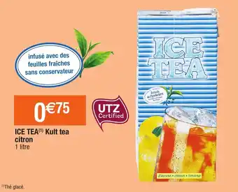 Migros ICE TEA kult tea citron offre