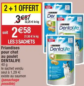 Migros Friandises pour chat au poulet DENTALIFE offre