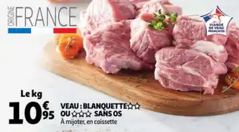 Auchan Veau : blancquette ou offre