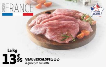 Auchan Veau : escalope offre
