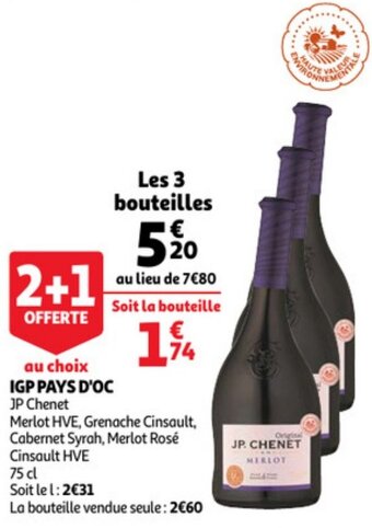 Auchan IGP pays d'oc offre