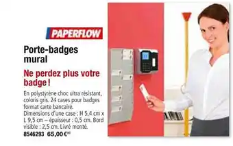 Plein ciel Porte Badges Mural Paperflow offre