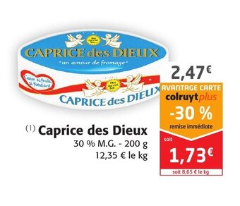 Colruyt Caprice des Dieux offre