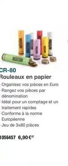 Plein ciel Cr 80 Rouleaux En Papier offre