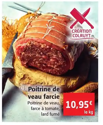 Colruyt Poitrine de veau farcie offre