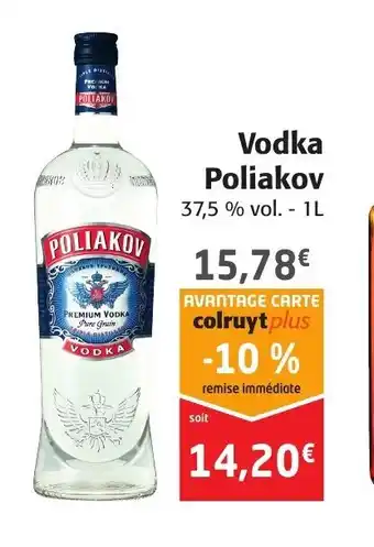 Colruyt Vodka Poliakov offre