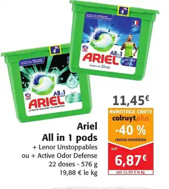 Colruyt Ariel All in 1 Pods offre