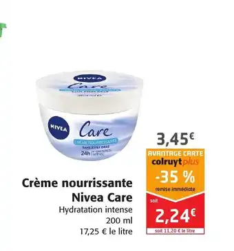 Crème Nourrissante Nivea Care