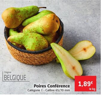 Colruyt Poires Conférence offre