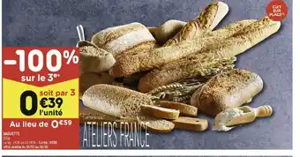 Leader Price Baguette offre