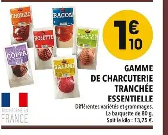 Supeco Gamme de Charcuterie offre