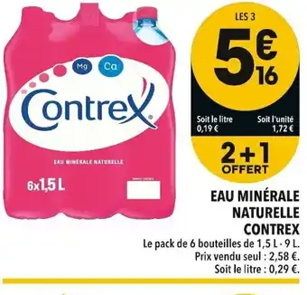 Eau Minérale Naturelle Contrex