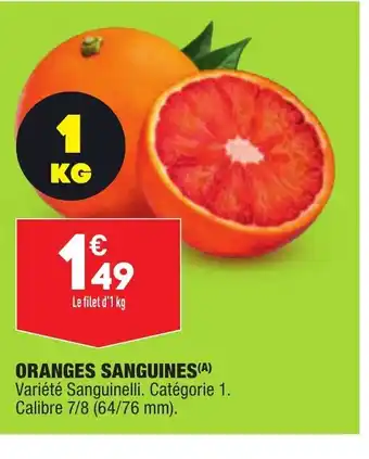 ALDI Oranges Sanguines offre