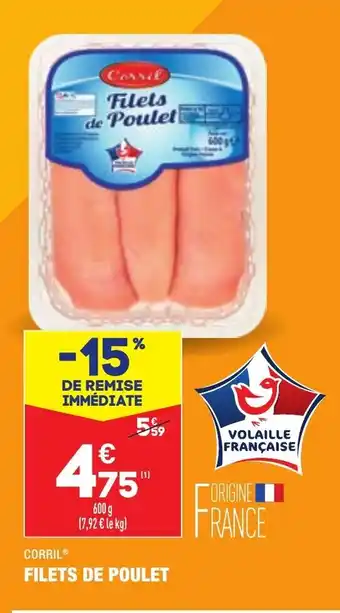 ALDI Filets de Poulet offre