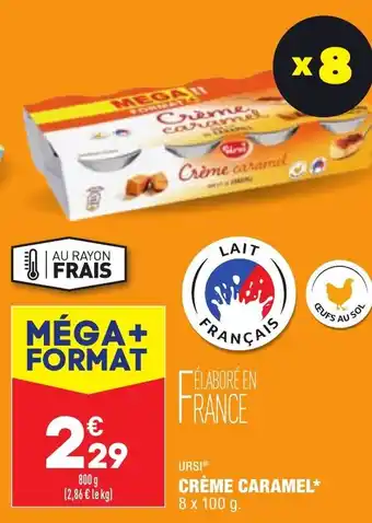 ALDI Crème Caramel offre