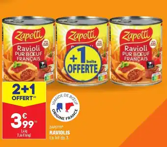 ALDI Raviolis offre