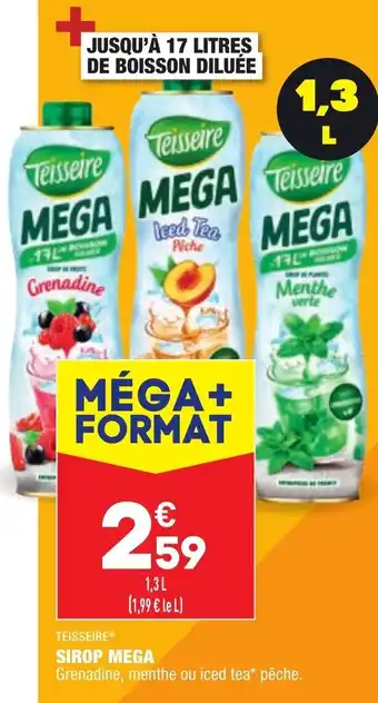 ALDI Sirop Mega offre